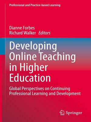 cover image of Developing Online Teaching in Higher Education